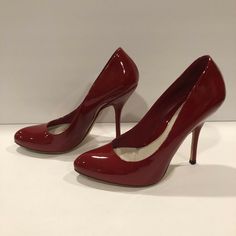 100% authentic guarantee  Style: Pumps US size 5.5 B Color: dark red Measurements: Width: 3” Heel: 4” Insole: 9.25” PRE-OWNED: very good condition. signs of wear on outsoles and insoles. No box Comes with one dust bag Please see all pictures Shoes will be shipped in a 2 days after received the payment. Payment must be received in 3 days.Paypal only.I have a other designer shoes ,clothes and accessories. Check out my other items!  Feel free to contact with any questions. International b Red Heels Aesthetic Vintage, Dark Red Heels Aesthetic, High Heels 2000s, Burgundy Prom Shoes, Red Velvet High Heels, Type Of Red Color, Dark Red Heels Classy, Ruby Red Heels, Red Heels For Prom