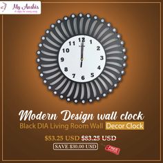 the modern design wall clock is available for $ 599 00 at my artistica