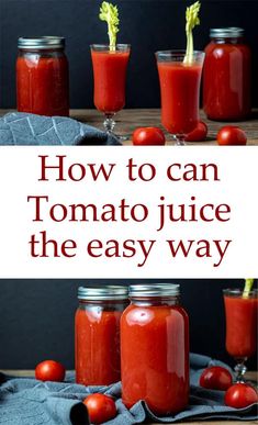 how to can tomato juice the easy way