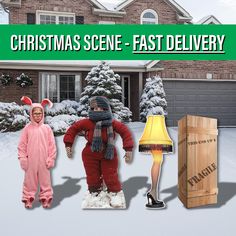 Christmas Story decoration for party events *Please be aware, if you are using this outdoors with the life size tall cutout. you may need to purchase FENCE hardware from your local hardware store to keep it standing* water proof, all-weathering, durable material. Single Sided Material Coroplast 4mm thick Sizing - Refer to sizing chart in image previews Recommended hardware, go to your local hardware stock for fence hardware stake I do not own the copyrights to the images, this is for personal use only. Christmas Story Leg Lamp Door Decoration, Christmas Story Decorations, Fence Hardware, Christmas Cubicle, Christmas Story Leg Lamp, Christmas Lights Outside, Lights Outside, Decoration For Party, Texas Christmas