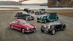 Explore standout post-War American, European, and British collector cars offered without reserve by The Academy of Art University Collection.