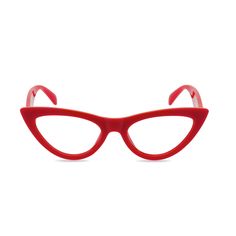 Diana optical red front Red Cat Eye Glasses, Clue Costume, Ghoulia Yelps, Womens Glasses Frames, Side Swept Hairstyles, Cat Glasses, Red Glasses, Red Retro, 50s Style