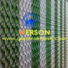 green and white chain link fence with the words, person on it in front of an image