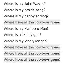 the cowboy song is shown in two different languages