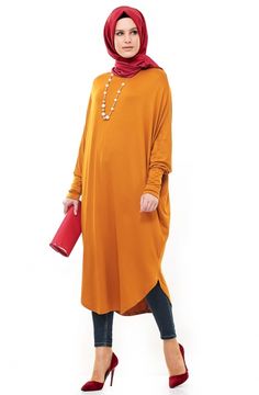 Sputnik Yarasa Kol Tunik-Taba 8890-32 Hijab Clothes, Islamic Clothes, Hijabi Style, Hijab Styles, Islamic Clothing, Islamic Fashion, Muslimah Fashion, Muslim Women, Muslim Fashion