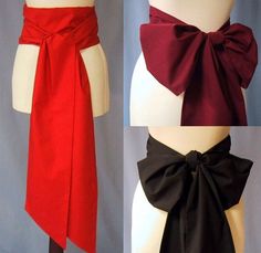 Sewing Instructions for Costume SASH - PDF Download - DIY - Sew Your Own Long Sash for Costume - Pir Pirate Dresses, Pirate Sash, Western Party, Gender Neutral Clothes, Sewing Instructions, Creative Costumes, Dress Sash, Period Outfit, Altering Clothes