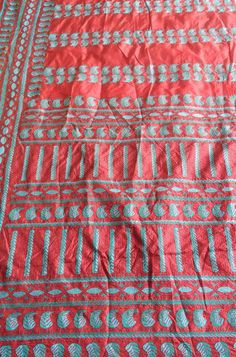 Katha Stitch, Katha Work, Kantha Sarees, Types Of Stitches, Elegant Saree, Kantha Stitch, Saree Online, Saree Blouse Designs, Embroidered Lace