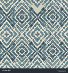 an abstract blue and white pattern on fabric stock photo - 957982