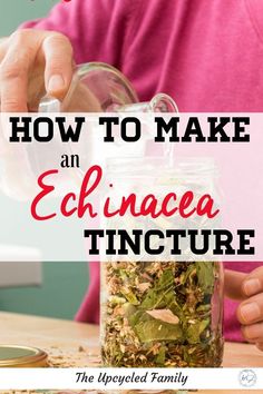 Echinacea Tincture, Tinctures Recipes, Echinacea Benefits, Natural Health Care, Herbal Healing, Boost Your Immune System, Dried Herbs, Herbs For Health