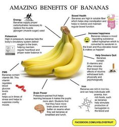 Benefits Of Bananas, Banana Health Benefits, Smoothies Vegan, Fruit Nutrition, Banana Benefits, Protein Food, Eating Healthier, Protein Nutrition, Protein Diet