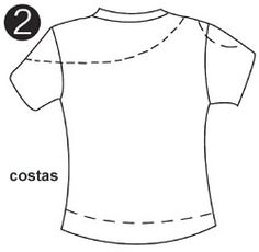 the front and back view of a t - shirt, with measurements for each piece