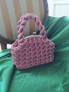 Handmade Bag, 70's style Bags, Crochet Bag, Hand Knitted bag, fuchsia color bag, Personalized Gift, luxury bag, shoulder bag, Woven Bag, vintage bag Hand Knitted fuchsia pink Crochet Bag | Personalized Gift Handmade crochet bag in fuchsia pink color! It has silver color snap closure and knitted handles. The bag has also fabric inside It is crocheted with high quality polyester yarn. I use only high quality materials for an excellent result ->If you want another color or size don't hesitate to se Elegant Pink Crochet Bag For Everyday Use, Vintage Pink Handmade Shoulder Bag, Pink Rectangular Vintage Evening Bag, Vintage Rectangular Crochet Bag For Gift, Hand Knitted Pink Bags For Gifts, Vintage Rectangular Crochet Bag As Gift, Vintage Rectangular Crochet Bag Gift, Vintage Handmade Crochet Bag As Gift, Vintage Handmade Crochet Bag For Gift