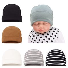 PRICES MAY VARY. HIGH QUALITY MATERIAL:Our baby newborn hats are made of high quality Cotton.Soft warm and comfortable,stretchy and flexible,no pilling;Keeps your little ones head toasty warm and looking adorable in the cold winter days. PROPER SIZE:The newborn hospital hat is 4.9*5.3 inches for Preemie-1 Months and 5.1*5.9 inches for 0-6 Months;6.3*7.5 inches for 6-12 Months.The infant beanie is slightly elastic and It doesn't put pressure on the child's head, and it keeps him warm. FEATURE:Our Infant Hats, Preemie Boy, Hats For Girls, Baby Summer Hat, Newborn Hospital Hats, Winter Newborn, Boys Beanie, Baby Winter Hats, Newborn Beanie