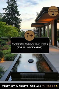 Rectangular Water Feature for a Modern Backyard Oasis