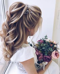 Formal Ponytail Hairstyle; 2019 trend Hairstyle; Hair Styles; Daily Hairstyle; Wedding Hairstyles Formal Ponytail, French Bride, Diy Ponytail, Ponytail Ideas, Daily Hairstyles, Bride Hair, Wedding Hairstyles Updo, Fancy Hairstyles