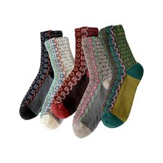 PRICES MAY VARY. Material - The socks are made of high quality cotton, comfortable, breathable and sweat-absorbent. They can keep your feet warm and dry all day. They are gentle to the skin, suitable both for indoor and outdoor activity. Size &Color - The socks fit women's shoe size: US 5-8. Stretchy cotton design, perfectly suitable for your feet. Multiple colors choices make you easy to find a satisfied one. Embroidered Designs - The vintage embroidered pattern design makes the socks pretty an Embroidered Animals, Harem Pants Jumpsuit, Silk Dress Short, Vintage Socks, Forest Style, Women Crew Socks, Socks For Women, Women Socks, Kinds Of Shoes