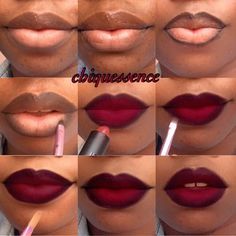 perfectly executed red lip for dark skin Make Up Diy, Spring Lipstick, Makeup For Black Skin, Makijaż Smokey Eye, Makeup Hacks