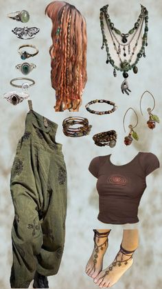 Hippie Fairy Core Outfits, Hippy Fairy Aesthetic, Hippie Necklace Layering, Hippie Backpack Hippie Shop, Hippie Clothes Sweaters & Cardigans, Hippie Outfit Inspo, Grunge Vintage, Hippie Style Clothing, Earthy Outfits