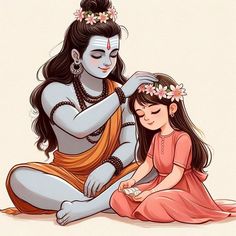 Cute Mahadev Drawing, Mahadev Cute Pic, Shiva And Parvati Love Art, Shiv Shakti Love, Lord Shiva Parvati Images, God Pictures Hindu, God Shiva Drawing, God Wallpaper Hindu, Shiv Ji Painting