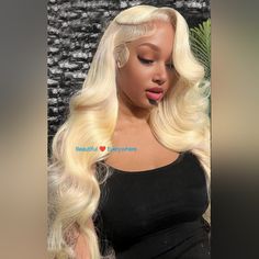 7 Days Only Clearance Sale ***Wig Band Sewn Inside Cap*** Very Good Grade Of Blonde Hair Very/Full & Not Over Processed.. Hd Lace Is Soft And Clear,( Transparent) Will Melt Into Any Skin Tone 13x6- Deeper Parting Space ( More Lace,More Hair Styles %100 Brazilian Bodywave Human Hair Lace Wig, Beautiful Luster, .Natural Hairline With Baby Pre-Plucked Soft And Full (180%Density), Cuticles In Intact , Ear To Ear Hd Lace (13x6 ) Deeper Parting Space,She Can Be Parted In The Middle,Side Part ,Half Up, Curly Half Up Half Down Wig, Side Part Blonde Wig, Blonde Side Part Wig, Blonde Middle Part Wig, Blonde Wig Hairstyles, Halo Couture Hair Extensions, Middle Side Part, Blond Wigs, Lace Wigs Styles