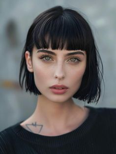 Short Fringe Bangs, Sleek Pixie, Short Hairstyles With Bangs, Short Hair Fringe, Trendy Short Hairstyles, Long Face Haircuts, Selfie Filters, Short Choppy Haircuts, Choppy Haircuts