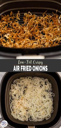 Follow this super easy recipe to prepare air fryer crispy onions at home. And there is no need to deep fry onions in a ton of oil to get the crispy caramelized taste and texture. A healthy alternative to deep-fried onions to use in different dishes like soups, salads, or Indian biryanis and curries. #watchwhatueat #airfryeronion #crispyonion Healthy Air Fryer, Cooks Air Fryer, Air Fried Food, Air Fryer Oven Recipes, Air Fry Recipes, Deep Fry, Crispy Onions, Air Fryer Dinner Recipes, Air Fryer Recipes Easy