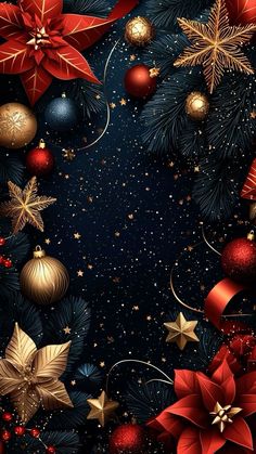 Christmas I Phone Background, Christmas Season Aesthetic Wallpaper, Holiday Screensavers For Iphone, Christmas Phone Wallpaper Free, Christmas I Phone Wallpapers, Poinsettia Wallpaper Iphone, Gothic Christmas Wallpaper Iphone, Vintage Christmas Wallpaper Backgrounds, Background Natal Aesthetic