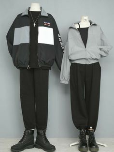 Couple Outfits Korean, Korean Couple Outfits, Couple Fashion, Cute Couple Outfits, Matching Couple Outfits, Korean Fashion Trends, Ulzzang Fashion, Fashion Couple, Couple Outfits