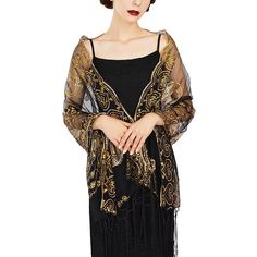 Gender:Women's; What's in the box:Shawl; Types:Shawls; Holiday:Carnival,Valentine's Day,Masquerade; Style:Roaring 20s,1920s,Retro Vintage; Occasion:Party / Evening,Wedding,Wedding Guest; Material:Sequin,Polyester; Age Group:Adults'; Characters:The Great Gatsby; Listing Date:11/24/2023 1920s Shawl, Flapper Outfit, 1920s Accessories, Braided Tassels, Masquerade Wedding, 1920s Party, Beaded Embellishments, Evening Shawls, Long Shawl