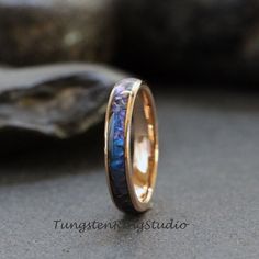 Visit this link to go to our CUSTOM RING shop for many different materials: Alexandrite, Moonstones, Sunstone, Emerald, Ruby, Sapphire, Dinosaur bone, meteorite, whiskey barrel, deer antler, koa wood, https://www.etsy.com/shop/RedflameJewelry Black Tourmaline Ring, Smaragd Ring, Tungsten Wedding Rings, Alexandrite Engagement Ring, Ring Opal, Alexandrite Ring, Rainbow Moonstone Ring, Wolfram, Ring Rose Gold