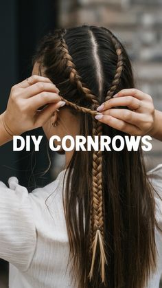 Ready to try it yourself? Learn basic cornrow braiding for your perfect summer ponytail. #cornrowtutorial #diyhair #braidingtechniques Braiding Techniques, Summer Ponytail, Diy Hairstyles, Try It, Your Perfect