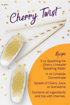 the recipe for sweet - not - sour is displayed on a white background with gold glitter