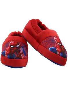 PRICES MAY VARY. BOY'S ALINE SLIPPERS - Your little one can get ready for adventure lounging in his new Yankee Toy Box Spider-Man slippers! These awesome slippers are available in boy's sizes 7-8 M US Toddler, 9-10 M US Toddler, 11-12 M US Little Kid, 13-1 M US Little Kid, and 2-3 M US Little Kid. FEATURING HIS FAVORITE SUPERHERO - These cool house shoes are sure to bring a smile to any boy's face. These plush slippers feature Marvel Comics Avengers character: Spider-Man! It's the perfect footwe Spiderman Slippers, Hoverboard Girl, Man Slippers, Fun Slippers, Spiderman Kids, Avengers Characters, Boys Slippers, Plush Slippers