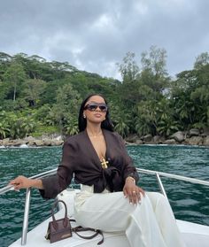 :@thabee__happy _____________________ Thabee Happy, Wealthy Black Women, Black Women Luxury, Demure Outfit, Yacht Outfit, Wealthy Woman, Dubai Vacation, Wealthy Women