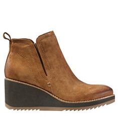 #LLBean: Women's Sofft Emeree Wedge Chelsea Boots Fall Boots Women, Sofft Boots, Womens Casual Boots, Trendy Womens Shoes, Fall Booties, Saddle Shoes, Heart Shoes, Chelsea Boots Women, Boots Suede