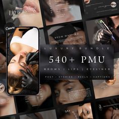 Microblading Instagram Template | PMU Instagram Template | Lip Blush Templates | PMU Social Media Post | PMU Brows Templates | Pmu artist Introducing our EXCLUSIVE 540+ Template Bundle, meticulously crafted to elevate your artistry to unparalleled heights! 🎉 Whether you're a seasoned PMU professional or an aspiring artist, get ready to embark on a transformative journey that will captivate your clients and skyrocket your success! Begin your creative revolution NOW! Upon purchase, you'll receive Pmu Social Media Post, Pmu Branding, Microblading Instagram, Pmu Brows, Kimberly White, Pmu Artist, Eyebrow Template, Permanente Make-up, Makeup You Need