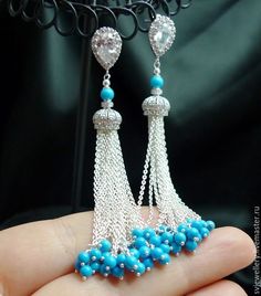 Beaded Jewelry Earrings, Beaded Earrings Diy, Beaded Earring, Jewelry Making Earrings, Tassel Jewelry, Earrings Inspiration, Fantasy Jewelry, Girly Jewelry, Bijoux Diy