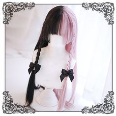 70 cm Note: All wigs are sent in straight hair version, without the side bang. Pink Snow Pink Snow Black Peach Black Peach Wild Anemone Wild Anemone Wild Anemone Wild Anemone Wild Anemone Grape Bobo Yin and Yang Red Spider Cyan Nebula Black Brown Blue Forest Night Kawaii Wigs, Anime Wigs, Cosplay Hair, Kawaii Hairstyles, Pink Wig, Anime Hair, Wigs With Bangs, Aesthetic Hair, Hair Designs