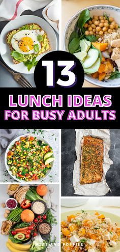 13 lunch ideas for busy adults that are healthy and easy to make with the kids