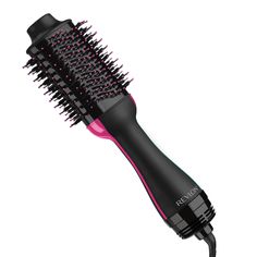 Revlon One-Step Hair Dryer & Volumizer Hot Air Brush, Black Blow Dryer - Walmart.com - Walmart.com Beautiful Blowouts, Blowout Brush, Salon Blowout, Hot Air Brush, Best Hair Dryer, Oval Brush, Blow Dry Brush, Hair Tool, Hair Dryer Brush