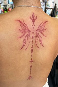 Tattoo ideas Angel Wing Tattoo Designs, Angel Wing Tattoo, Wing Tattoos On Back, Wing Tattoo Designs, Back Of Neck Tattoo, Angel Wings Tattoo, Wing Tattoo