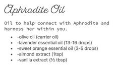 the ingredients for an appetizing oil