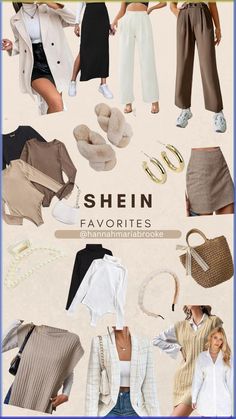 Some of my favorite fall/winter staples from Shein! Shein Winter Outfits Ideas, Shein Outfits For College, Winter Outfits Shein Women, Shein Outfits Winter 2024, Shein Outfits Fall 2024, Shein 2024 Outfits, Shein Capsule Wardrobe, Shein Fall Outfits 2024, Best Of Shein