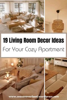 living room decor ideas for your cozy apartment