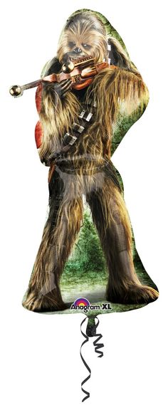 PRICES MAY VARY. Star Wars Chewbacca Foil Mylar Balloon 17" X 38" Supershape Star Wars Balloons, Star Wars Theme Party, Animal Party Theme, Giant Star, Jumbo Balloons, Star Wars Costumes, Star Wars Party, Star Wars Toys, Helium Balloons