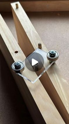 a video demonstrating how to use a woodworking tool on a piece of plywood