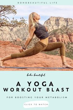 a woman doing yoga on top of a mountain with the words, how to be successful at