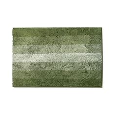 a green rug on a white background