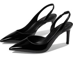 Women's MICHAEL Michael Kors Alina Flex Sling Pump Shoe Ideas For Women, Black Stiletto Heels, Dr Shoes, Pointy Heels, Shoes Heels Classy, Cute Shoes Heels, Shoe Ideas, Classy Shoes, Heels Classy