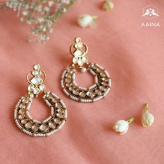 Enamelled stone earring set in silver with gold plating. #ShopAaina #SilverJewellery #Traditional #HandcraftedJewellery #FineJewels #FineSilver #Silver #PreciousStoneJewellery #HallmarkedJewellery #MadeInIndia Silver Jewellery Earrings, Silver Jewelry Earrings, Jewellery Earrings, Fine Jewels, Silver Jewellery, Stone Earrings, Fine Silver, Gold Plating, Handcrafted Jewelry